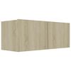 vidaXL 6-tlg. TV-Schrank-Set Sonoma-Eiche Holzwerkstoff