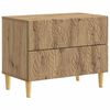 vidaXL Nachttisch Artisan-Eiche 62 x 34,5 x 48 cm Holzwerkstoff