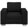 vidaXL Sofa Schwarz Gesamtabmessungen: 100 x 80 x 82 cm (B x T x H)