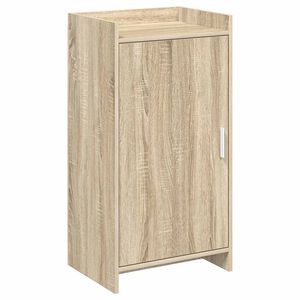vidaXL Schuhschrank mit T&uuml;r Sonoma-Eiche 48 x 36 x 92 cm Holzwerkstoff