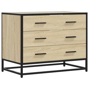 vidaXL Schubladenschrank Sonoma-Eiche 70x41x56 cm Holzwerkstoff