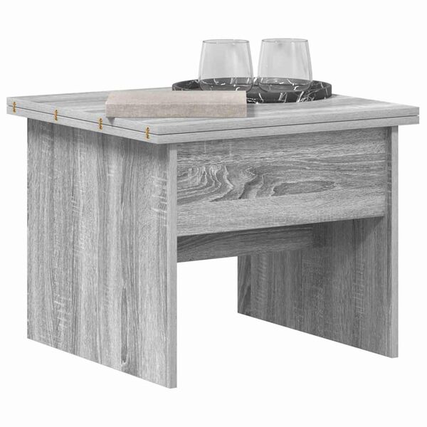 vidaXL Couchtisch Graues Sonoma 55 x 54,5 x 45 cm Holzwerkstoff