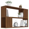 vidaXL Bücherregal Braun Eichen-Optik 100x24x63 cm Holzwerkstoff