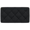 vidaXL Kopfteil-Kissen Schwarz 90 cm Stoff