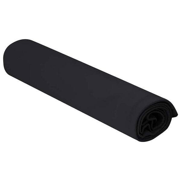 vidaXL Sporthandt&uuml;cher 2 pcs Schwarz 100 x 50 cm