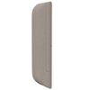 vidaXL Kopfteil Ohr Taupe 40,5 x 40,5 x 4 cm Stoff