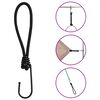 vidaXL Spanngummis mit Haken 25 Stk. 17 cm