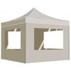 vidaXL Profi-Partyzelt Faltbar mit W&auml;nden Aluminium 2&times;2m Creme