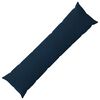 vidaXL Kissenbezug HEERLEN Blau 40 x 145 cm Mikrofaser Fleece