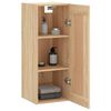 vidaXL Wandschrank Sonoma-Eiche 34,5x34x90 cm Holzwerkstoff