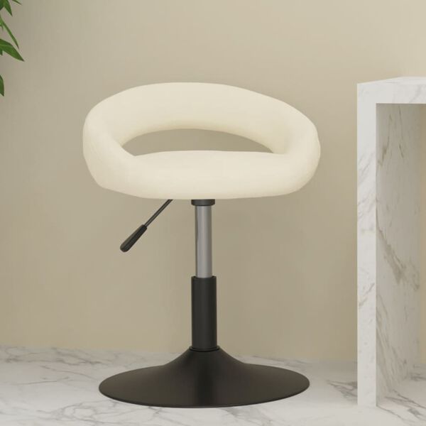 vidaXL Barhocker Creme Samt