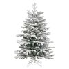 vidaXL K&uuml;nstlicher klappbarer Weihnachtsbaum Wei&szlig; 120 cm PE und PVC