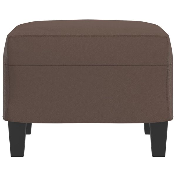 vidaXL Fußhocker Braun 60x50x41 cm Kunstleder