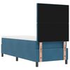 vidaXL Boxspringbett mit Matratze Dunkelblau 80 x 200 cm Stoff