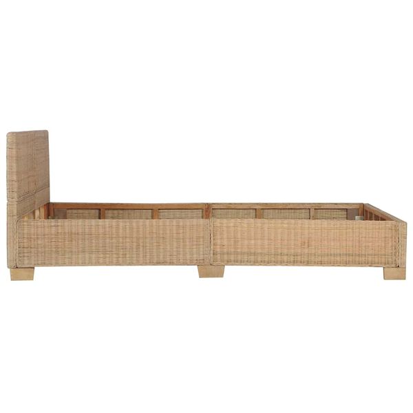 vidaXL Bettrahmen Rattan Handgeflochten 140x200 cm