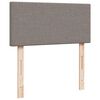 vidaXL Ottoman-Bett mit Matratze Taupe 90x190 cm Stoff