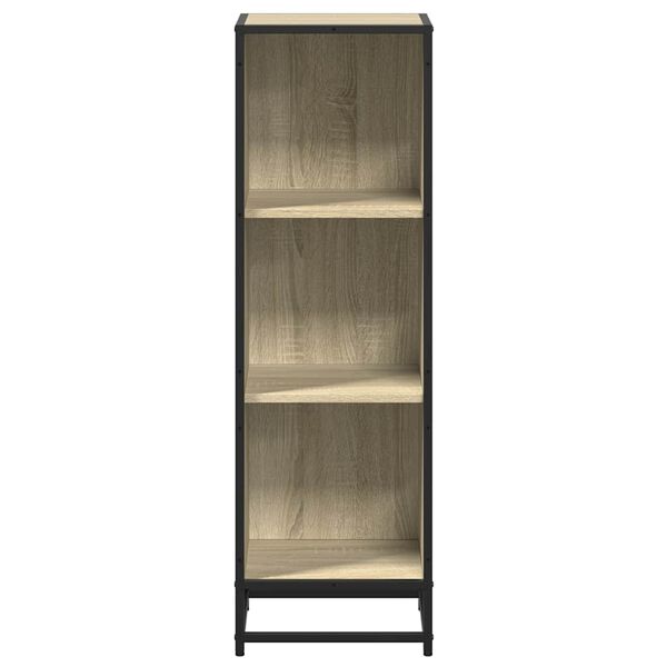 vidaXL Bücherregal Sonoma-Eiche 33,5x33x107,5 cm Holzwerkstoff