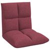 vidaXL Bodenstuhl Weinrot 50 x 61 x 57 cm Stoff