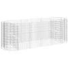 vidaXL Gabionen-Hochbeet Verzinktes Eisen 300x100x100 cm