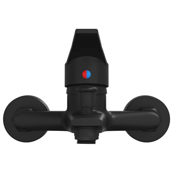 vidaXL Duschmischer Schwarz G 1 / 2 Zoll