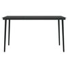 vidaXL 5-tlg. Garten-Essgruppe mit Kissen Schwarz Poly Rattan Glas