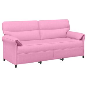 vidaXL 3-Sitzer-Sofa 3-Sitzer Rosa 198 x 83 x 95 cm Stoff