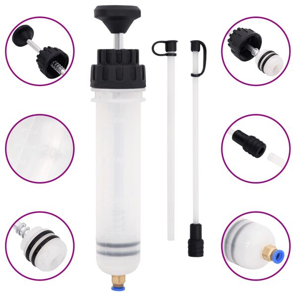 vidaXL Bremsenentl&uuml;fter Wei&szlig; und Schwarz 0,2 L