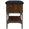 vidaXL Schuhbank Braun Eichen-Optik 62x32x45 cm Holzwerkstoff