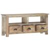 vidaXL TV-Schrank 110x30x50 cm Massivholz Mango