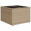vidaXL 6-tlg. Garten-Sofagarnitur mit Kissen Beige Poly Rattan