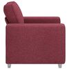 vidaXL Sofa Weinrot Gesamtabmessungen: 100 x 80 x 82 cm (B x T x H)