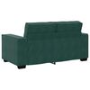 vidaXL 2-Sitzer-Sofa Dunkelgrün 120 cm Samt