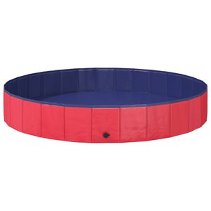 vidaXL Kinder Schwimmbecken &Oslash;200 x 30 cm Rund f&uuml;r Kind f&uuml;r Rot
