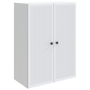 vidaXL Wandschrank Wei&szlig; 66 x 34,5 x 90 cm Holzwerkstoff