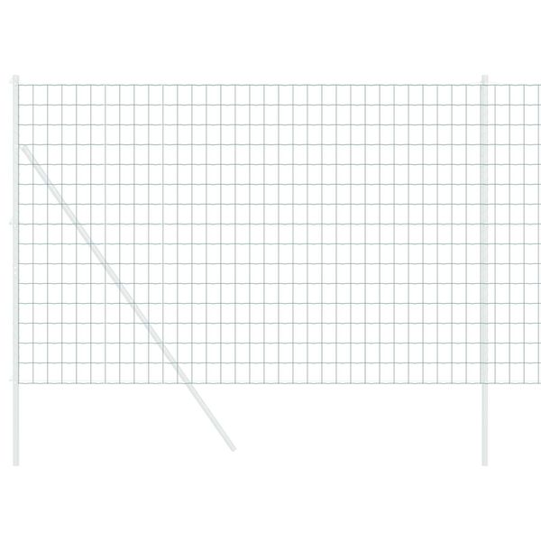 vidaXL Eurozaun Grün 1,6 x 10 m PVC-beschichtetes Eisen