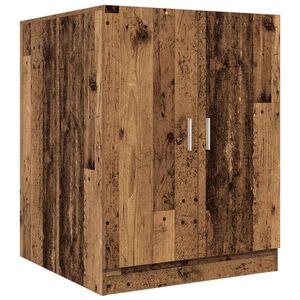 vidaXL Waschmaschinenschrank Altholz-Optik 70,5x71,5x91,5 cm
