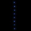 vidaXL LED-Lichterkette mit 1000 LEDs Blau 100 m PVC