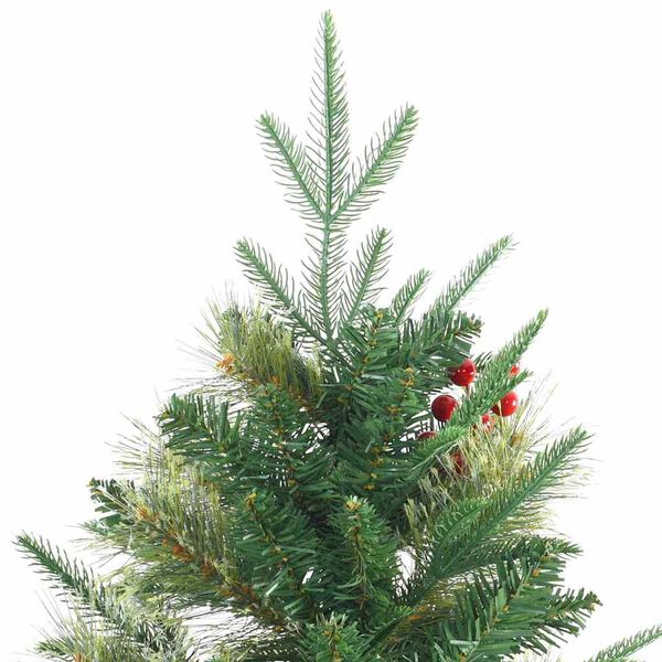 vidaXL K&uuml;nstlicher klappbarer Weihnachtsbaum mit St&auml;nder Gr&uuml;n 180 cm