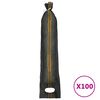 vidaXL Sands&auml;cke 100 Stk. Dunkelgr&uuml;n 103x25 cm HDPE