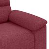 vidaXL 2-Sitzer-Sofa Weinrot 160x81x84 cm Stoff
