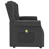 vidaXL 2-Sitzer Massagesessel Schwarz Gl&auml;nzend Kunstleder