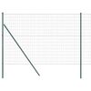 vidaXL Bodenmontierter Euro-Zaun 10 x 1,5 m PVC-beschichteter Stahl