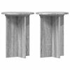 vidaXL Pflanzenst&auml;nder 2 pcs Graues Sonoma &Oslash;29,5 x 40 cm Holzwerkstoff