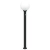 vidaXL Pollerleuchte mit Sensor 120 cm Schwarz IP44