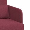 vidaXL Schlafsofa 60cm Weinrot Stoff