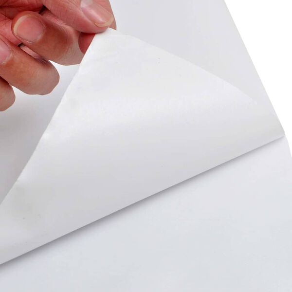 vidaXL Autofolien 2 Stk. Matt-Wei&szlig; 100x150 cm+50x150 cm