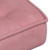 vidaXL Relaxsessel mit Hocker Rosa Samt