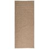 vidaXL Innen- und Au&szlig;enteppich AGIRA Natur 200 x 80 cm Polyester