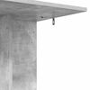 vidaXL Beistelltisch Beton Grau 45 x 40 x 62,5 cm Holzwerkstoff