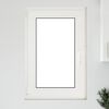 vidaXL Kellerfenster "RISOR" 60x80 cm Drehkipp DIN Links Anthrazit